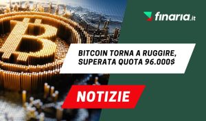 bitcoin supera quota 96k