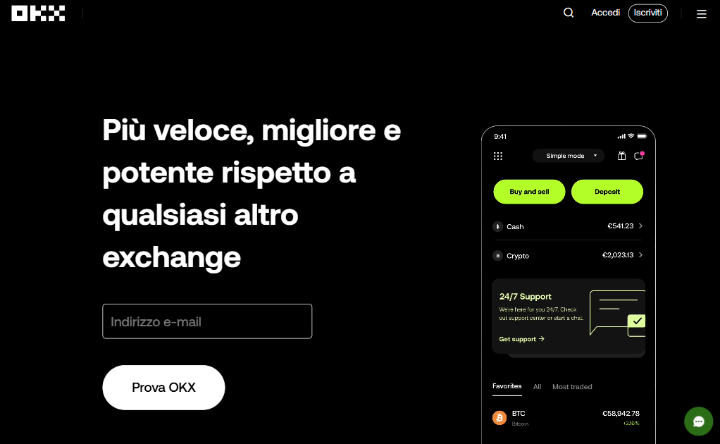 OKX - migliori wallet per principianti