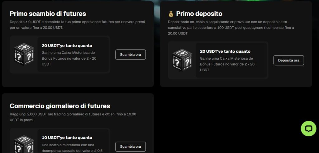 Bitunix Centro Missioni