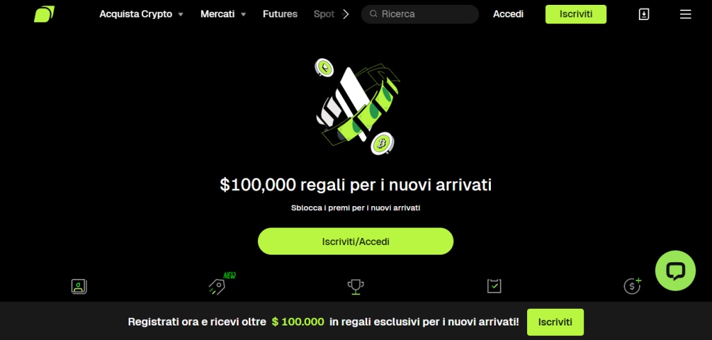 Bitunix Home Page - Regali per i Nuovi Utenti