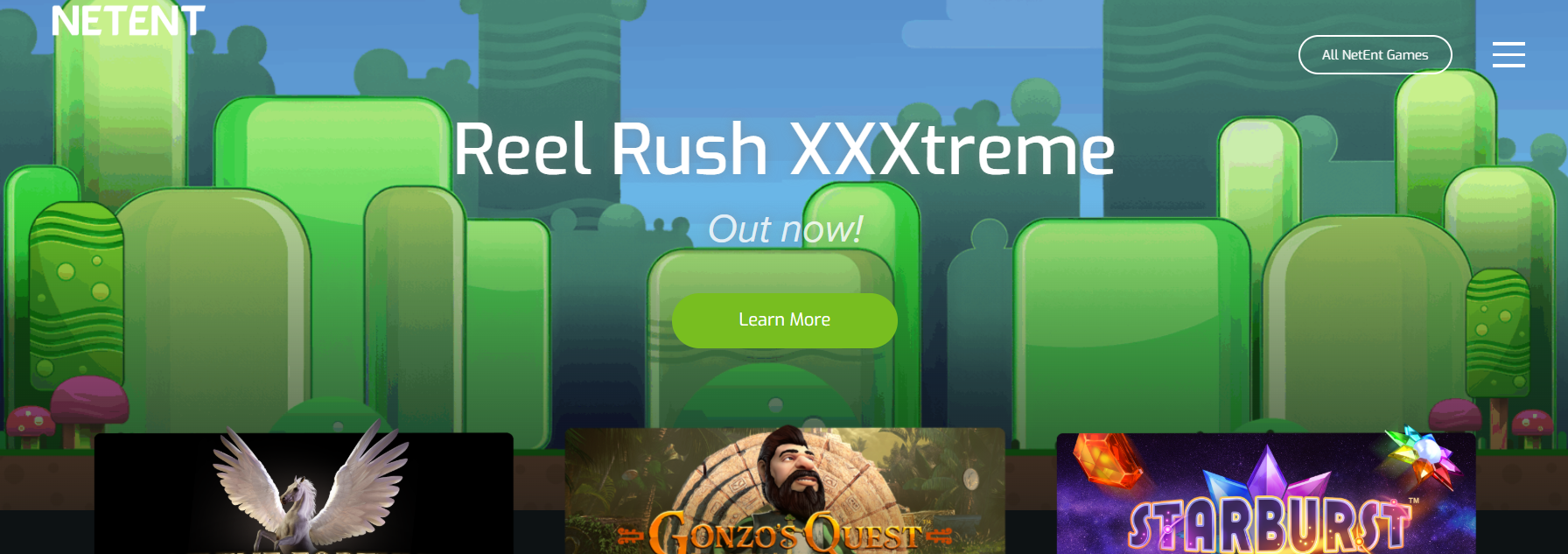 NetEnt Home Page - Reel Rush XXXTreme