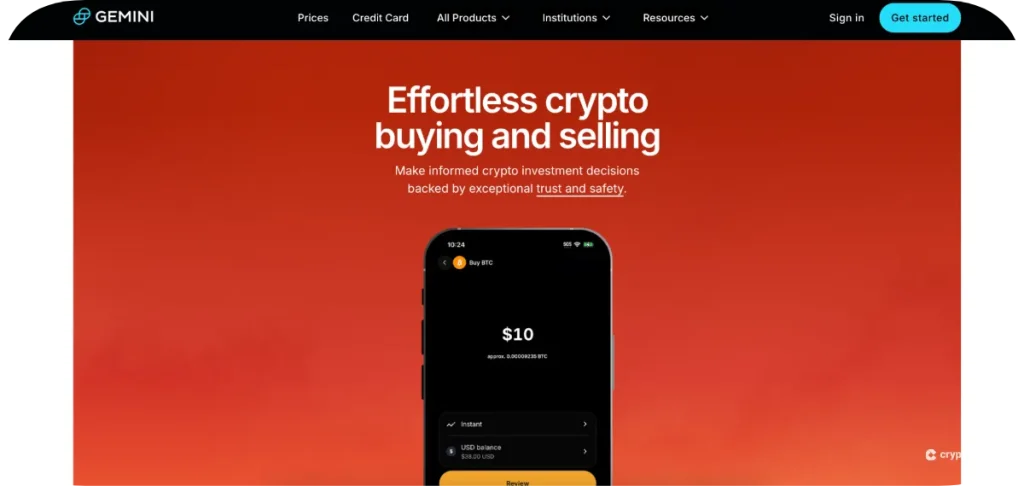 trading crypto senza problemi su gemini