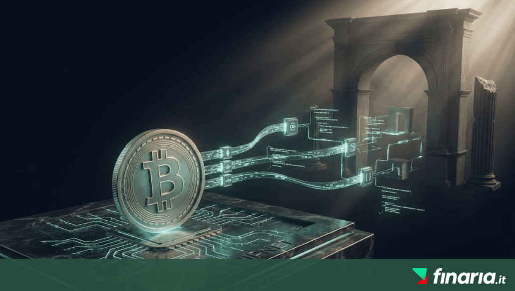 Render 3D: moneta BCH su piattaforma marmo