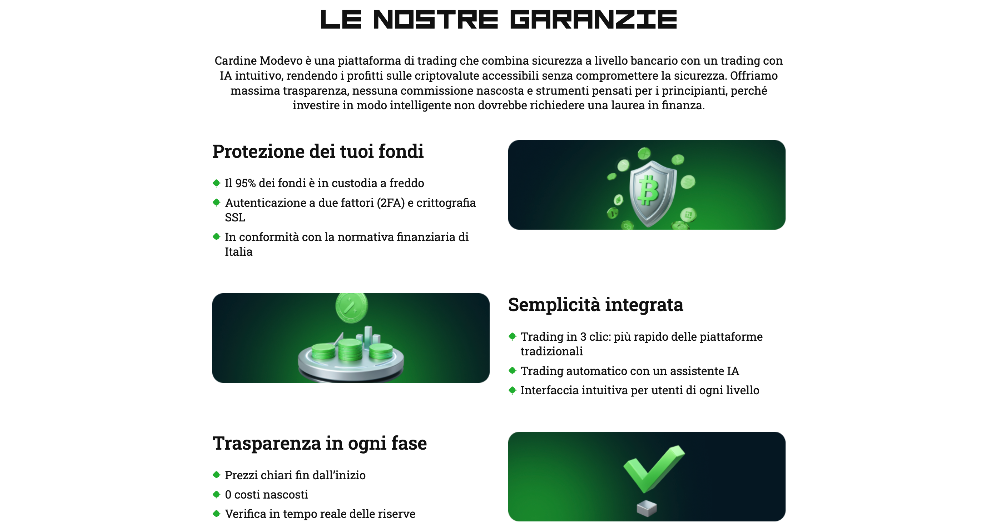 Le nostre garanzie