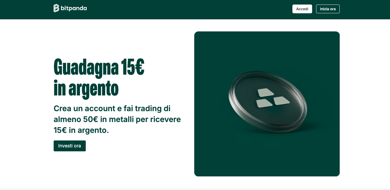 promo silver bitpanda